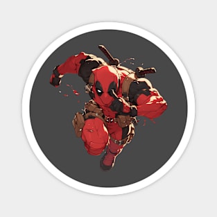 DEADPOOL NINJA RUN Magnet